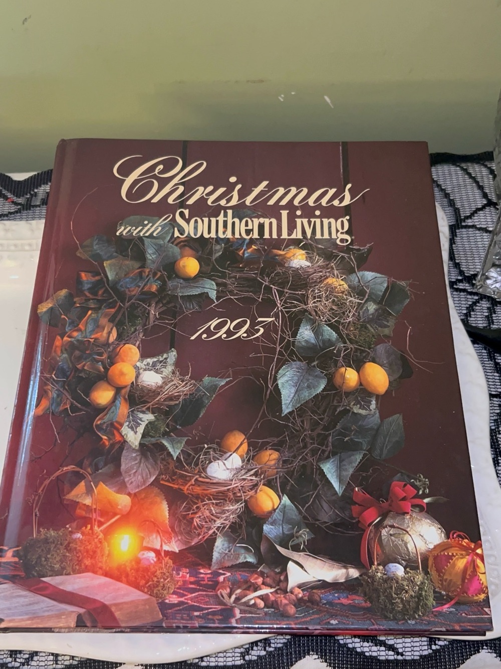 Christmas with Southern Living 1993 vintage hardcover book